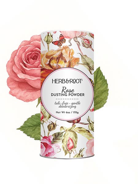 Herb & Root - Wholesale Body/Talcum Powder - Rose Dusting Powder- Oprah's Favorite Things