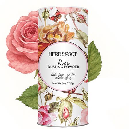 Herb & Root - Wholesale Body/Talcum Powder - Rose Dusting Powder- Oprah's Favorite Things0
