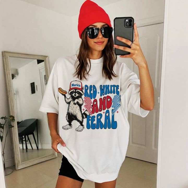 Red, White, & Feral for wholesale by Small Biz Shipping Co