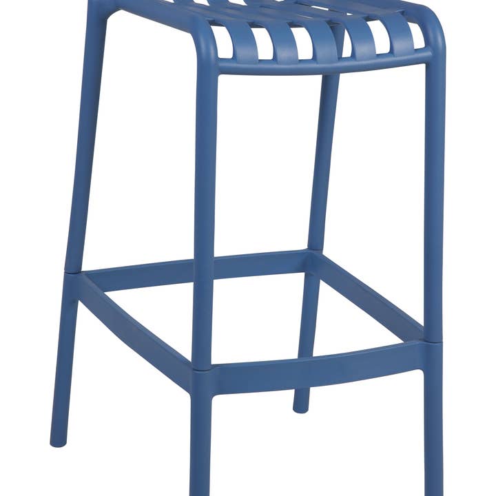 CARZANA - SGABELLO IN PP AZZURRO per la vendita all'ingrosso da parte di Novità Home