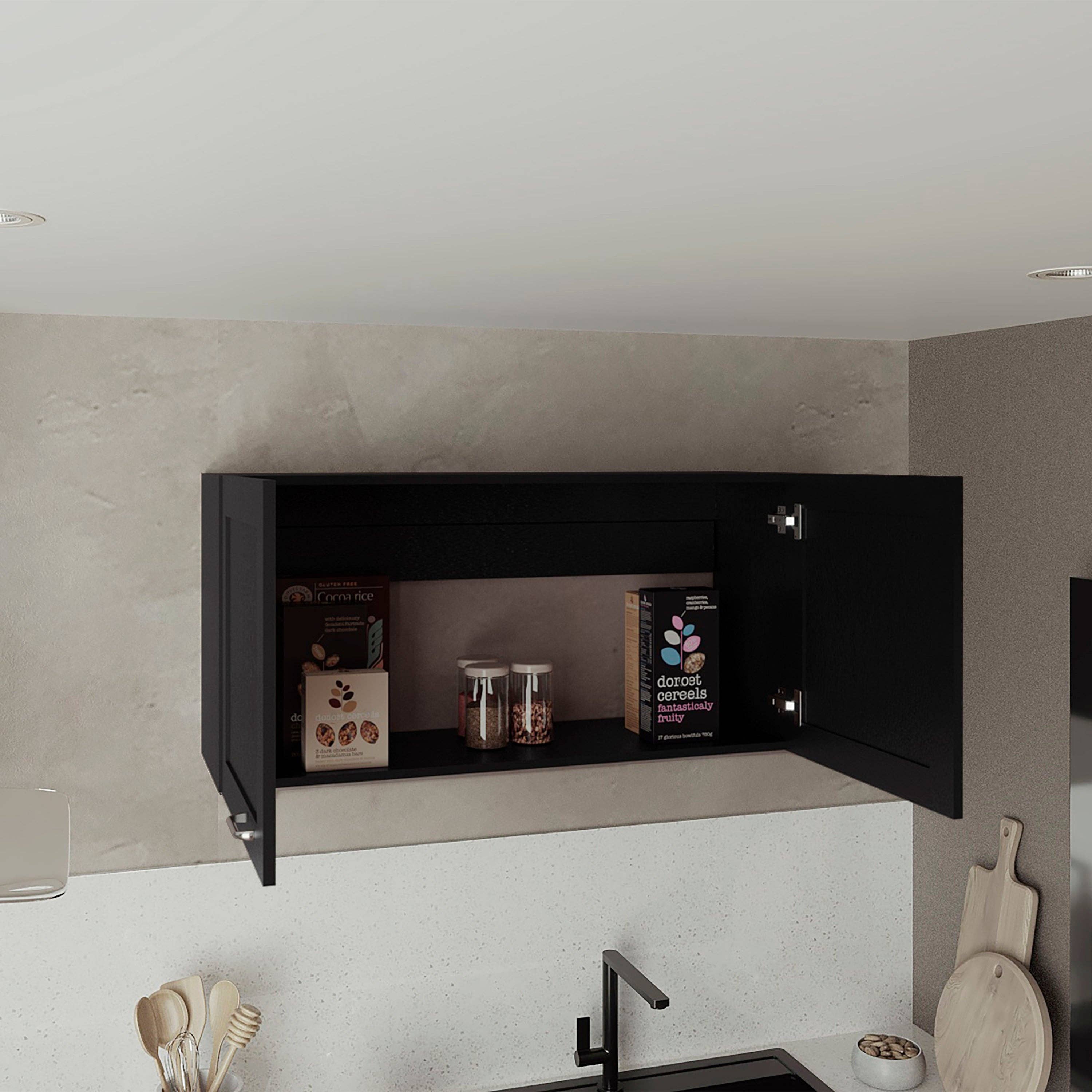 TUHOME FURNITURE – wholesale Skåp – Väggskåp Zürich, Två Dörrar, Stor Låda14