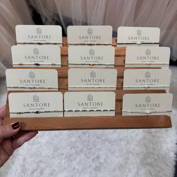 Display for Carded Bracelets for wholesale by Santore Jewelry Company