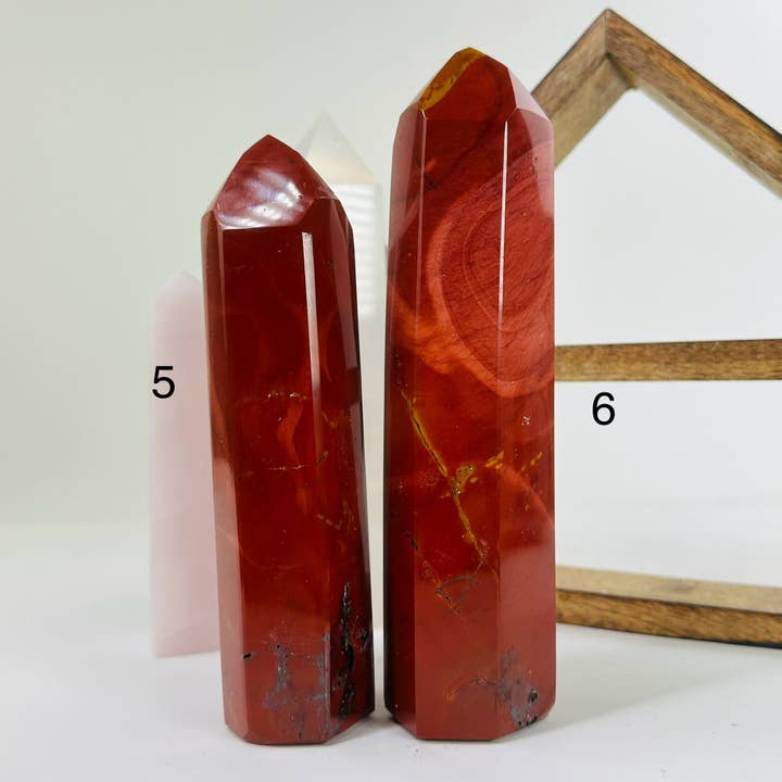 Rock Paradise - Wholesale Spiritual Stone/Crystal - Mookaite Crystal Polished Points YOU CHOOSE5