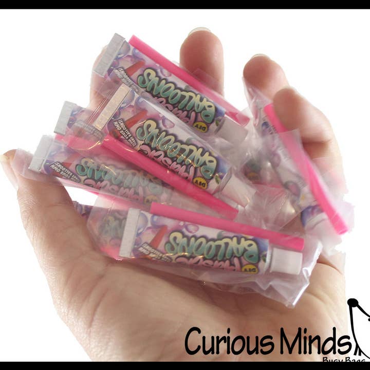 Curious Minds Toys - Wholesale Classic Toy - Kids - 1 Plastic Balloons - Balloonies - Retro Toy - Blow Plastic B2