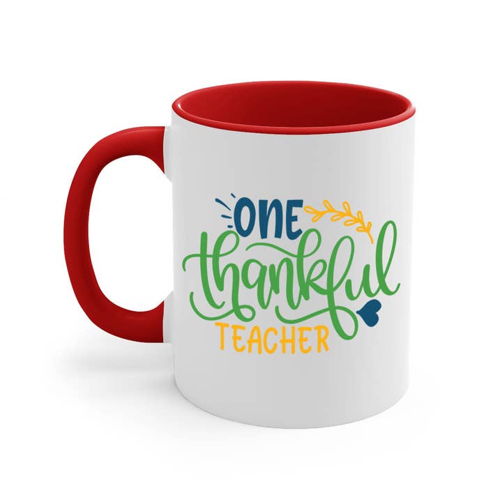 Mugs R Us - Vendita all'ingrosso Tazza - one thankful teacher Style 156#- Tazza da insegnante/tazza da caffè20