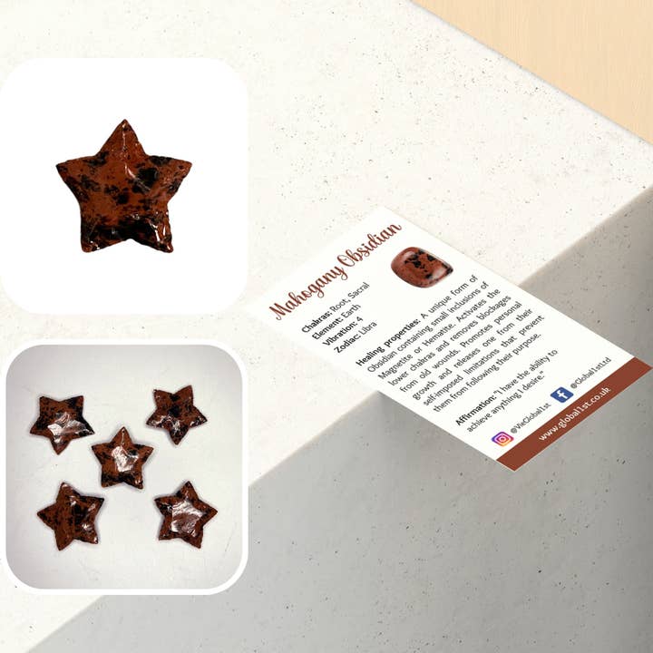 VIE – wholesale Spiritual stone/crystal – Star Crystal, 3x3cm12