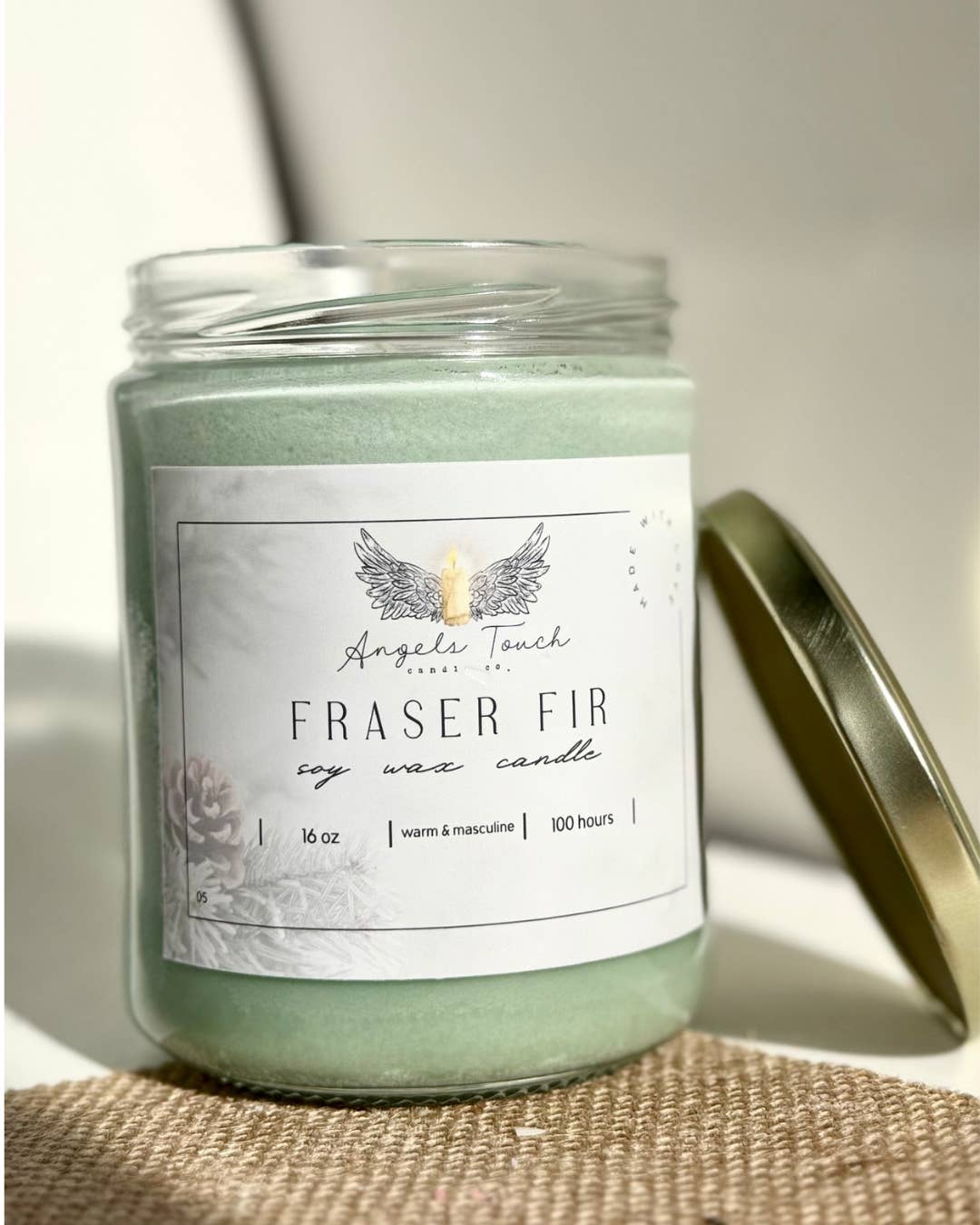 Angels Touch Candle Co. - Wholesale Jar/Filled Candle - Fraser Fir