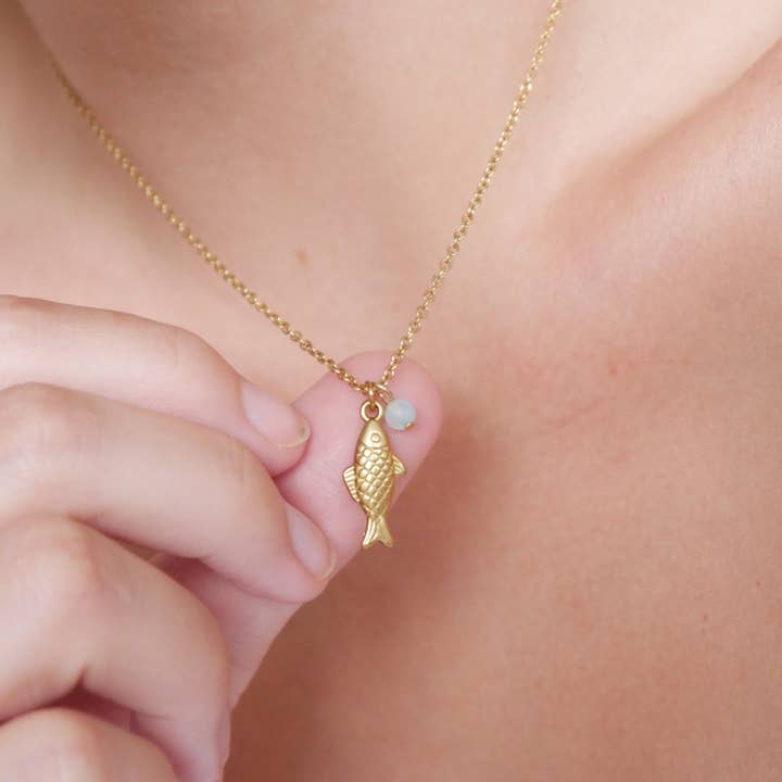 Àls - Wholesale Pendant/charm necklace - The Little Fish Necklace1