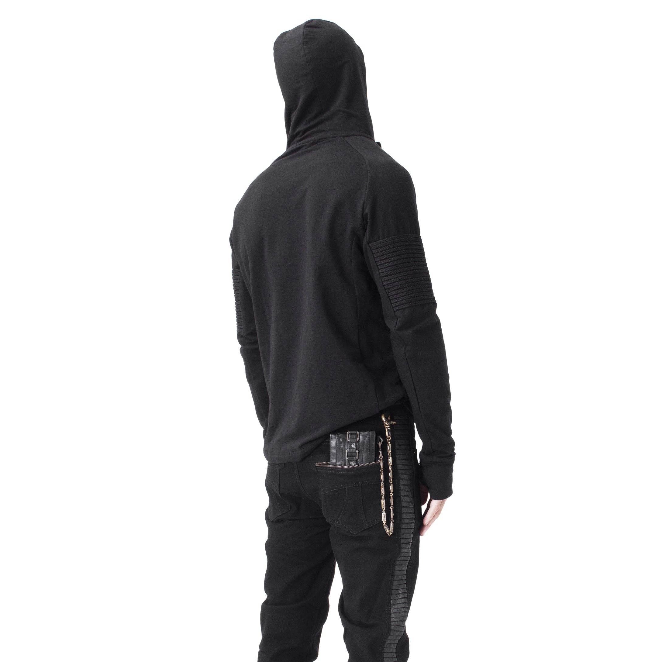 Jan Hilmer + Sparrow - Wholesale Wallet - Men's - Dark star wallet with chain - Men's black leather wallet6