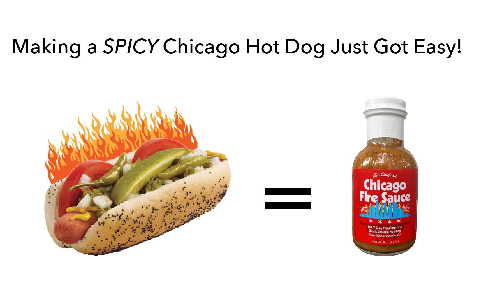Big Fork - Wholesale Hot Sauce - Chicago Fire Sauce – Gourmet Hot Dog & Grill Hot Sauce2