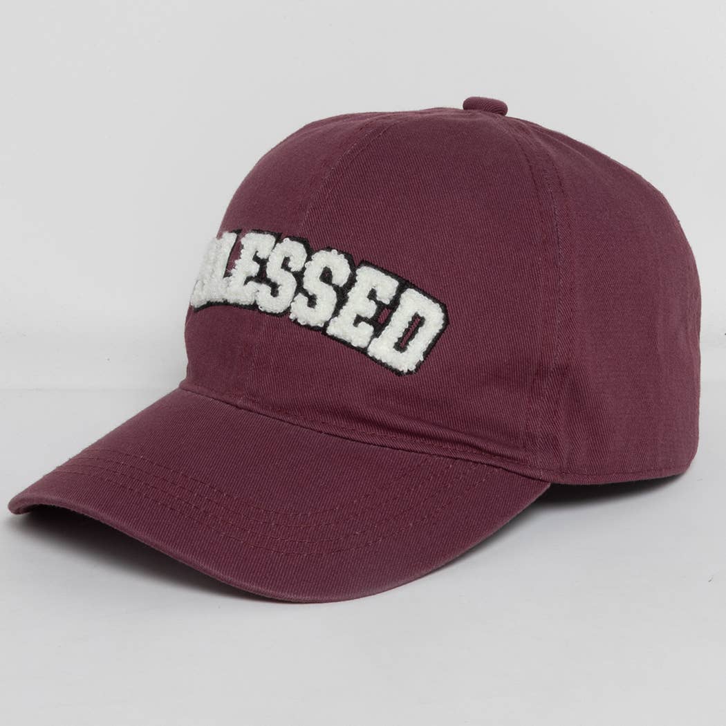 Fashion City - Wholesale Baseball Cap - Women's - 3D BLESSED Embroidered Patch Cotton Baseball Cap8