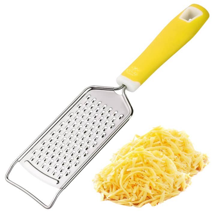 Zulay Kitchen - Venta al por mayor Ralladores - Rallador de queso profesional de mano plano de acero inoxidable