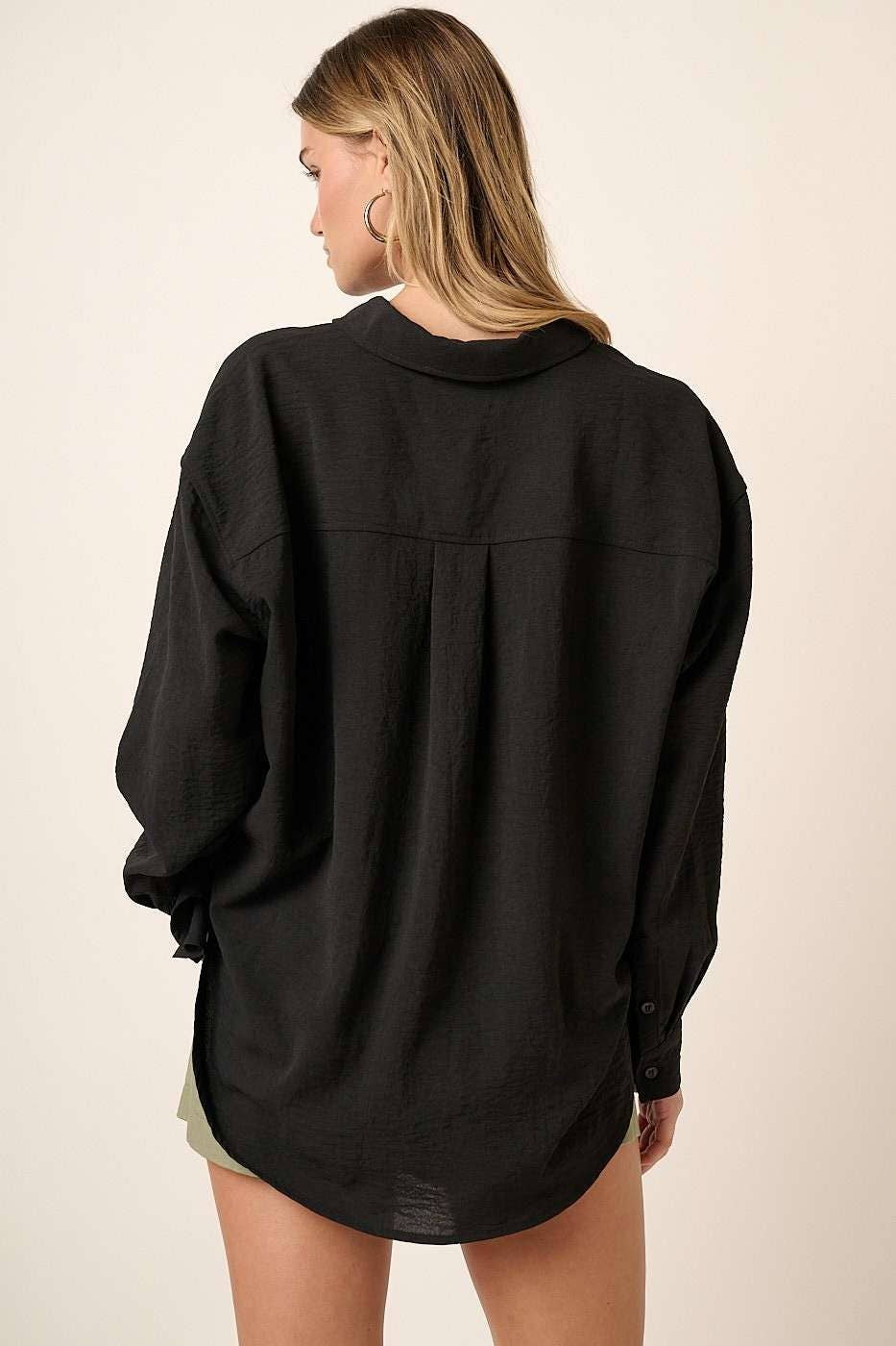 mittoshop - Wholesale Button Down Shirt - Women's - AIRFLOW BUTTON DOWN LONG SLEEVE SHIRT23