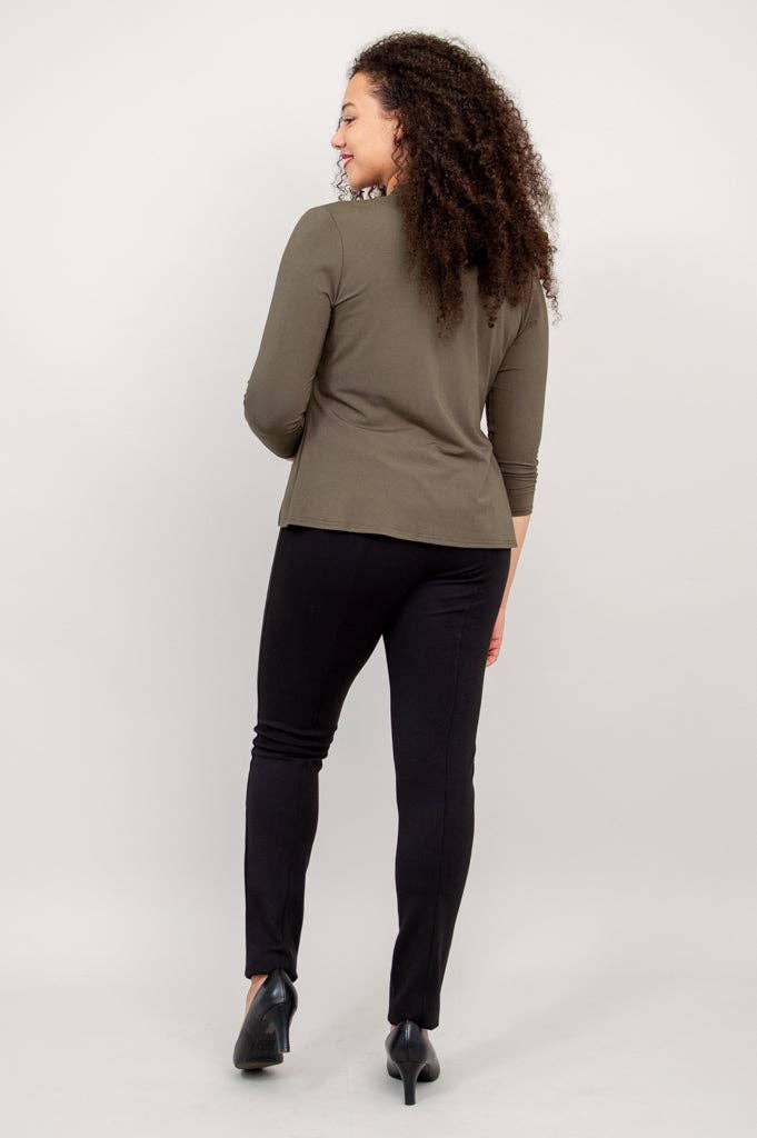 Blue Sky Clothing Co LLC – Großhandel Jacke – Damen – Kathy Jacke, Khaki, Bambus6