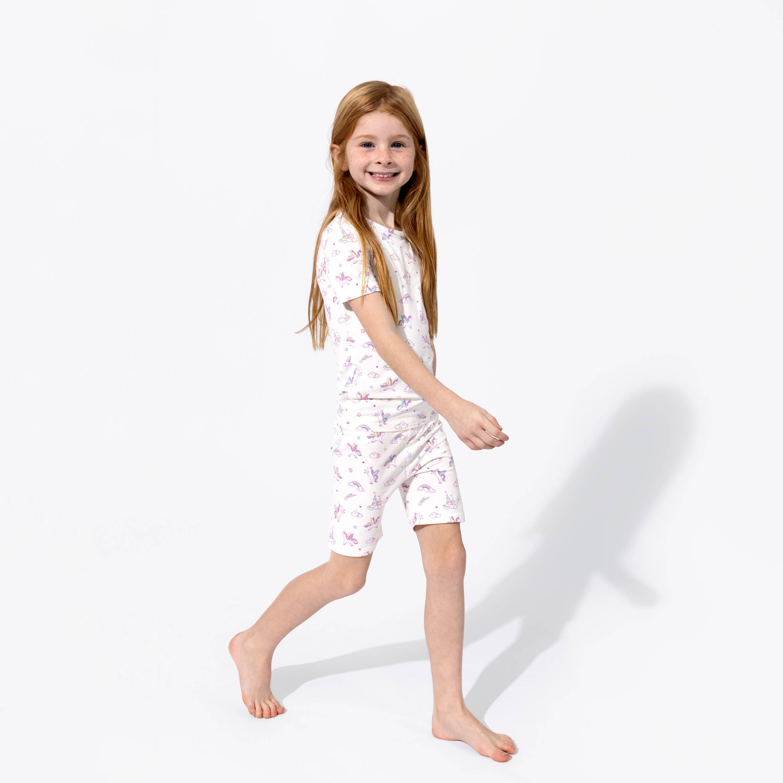 Bellabu Bear – wholesale Sleepwear set – Kids – Unicorn Bamboo Kids Short Set3