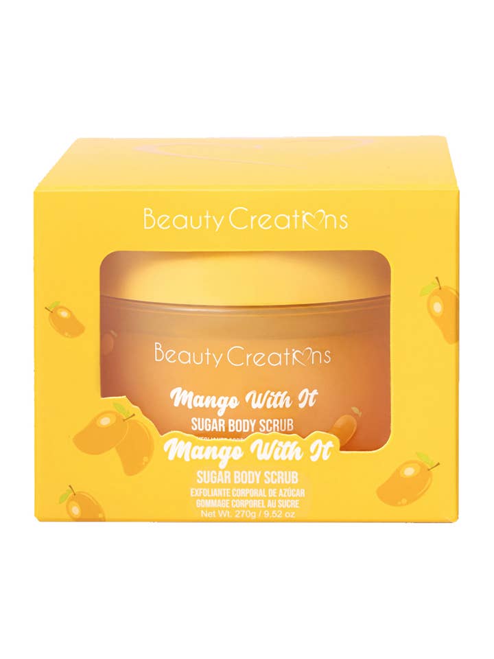 Beauty Creations FC-BS3 Mango Sugar Body Scrub - 6pc for wholesale by PINEAPPLE Beauty