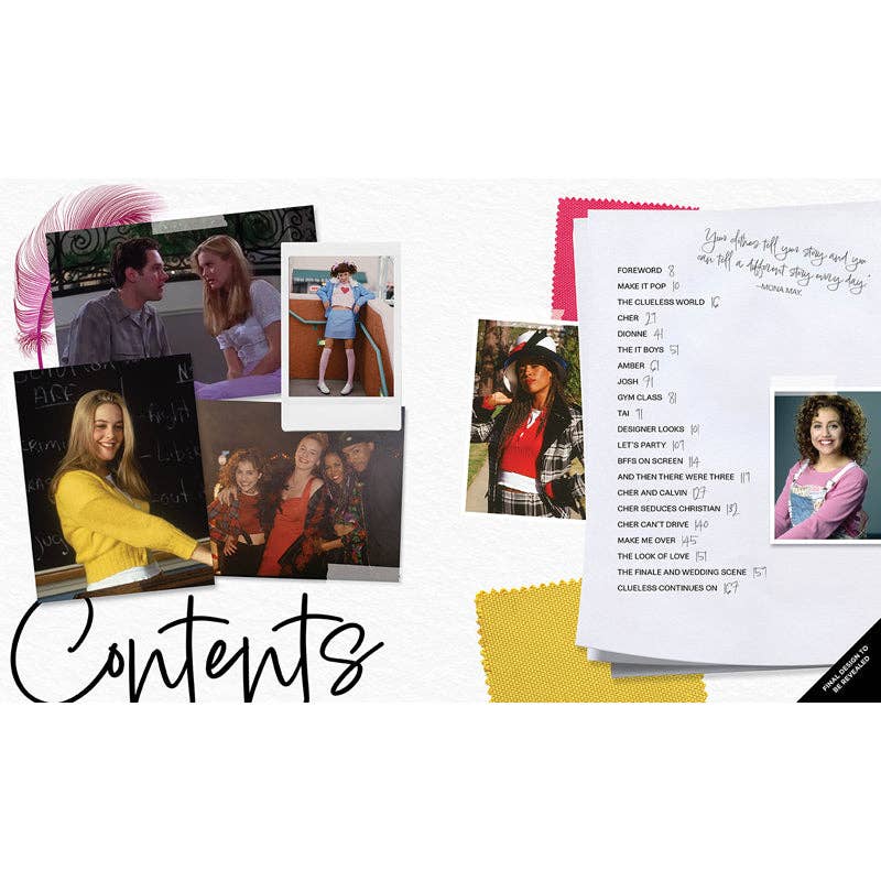 Insight Editions - #1 Pop Culture Publisher - Vente Livre sur les arts et les divertissements - La mode de Clueless (NOUVEAU !)1