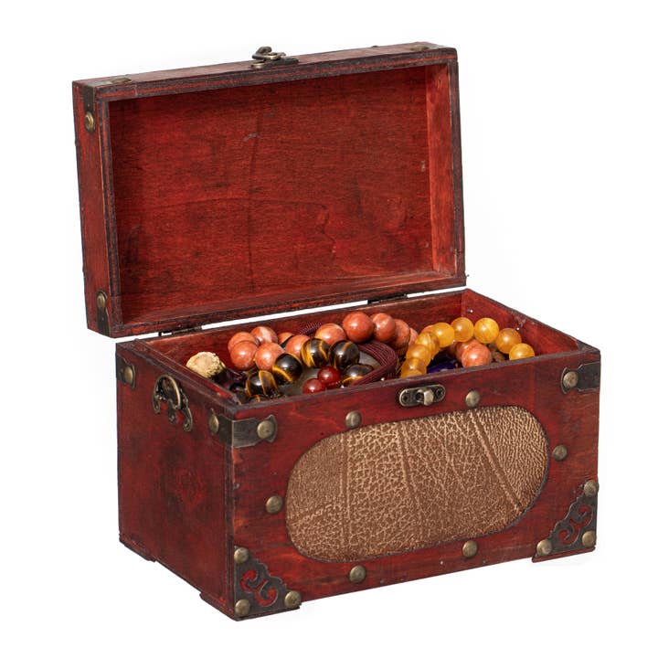 Quickway Imports - Wholesale Recipe Box - Decorative Vintage Wooden Index and Recipe Card Box2