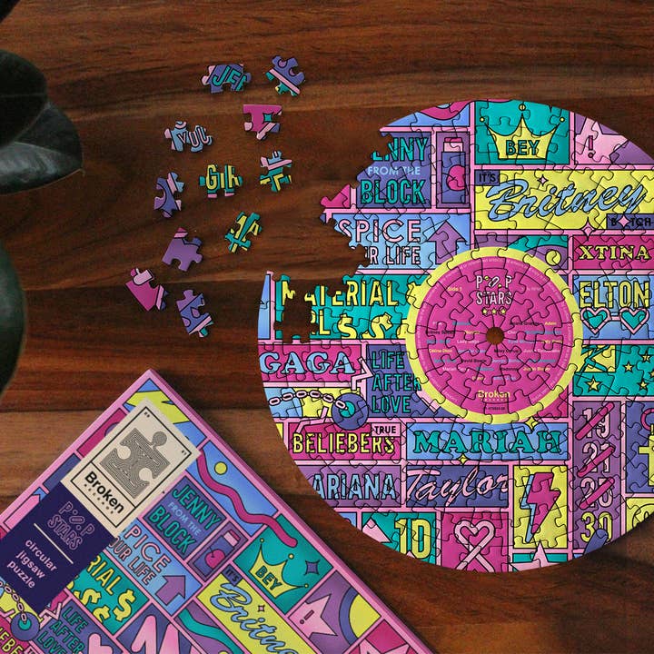 Broken Records Jigsaw Puzzle for wholesale by Luckies of London