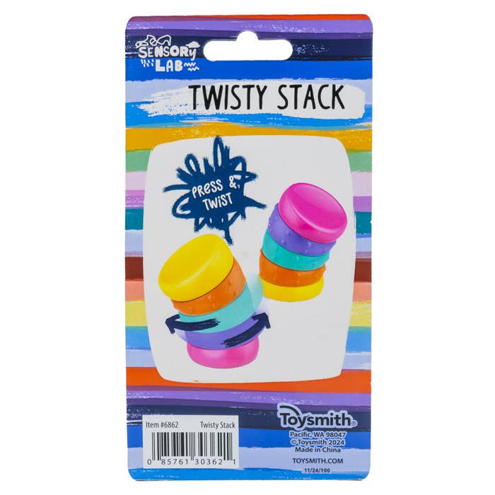 Toysmith - Wholesale Sensory Ball - Baby - Sensory Lab Twisty Stack3