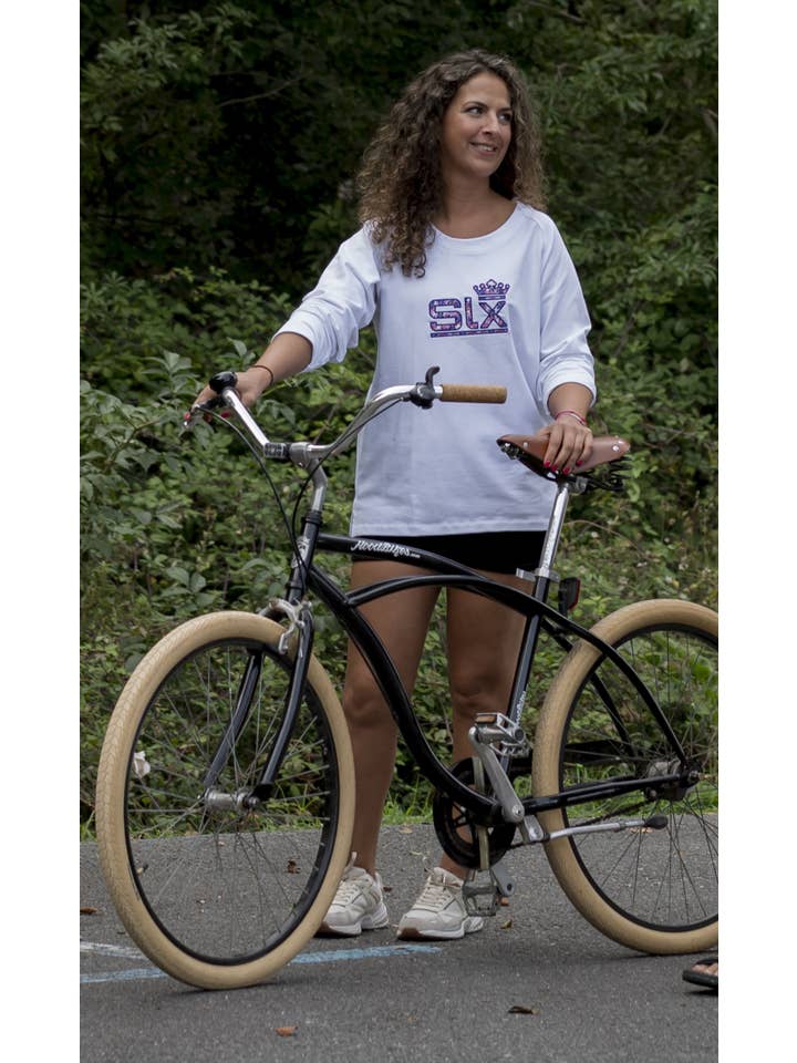 SPORT LUXURY - Wholesale Sweatshirt - Women's - Box Neck Embroidered SLX Sweatshirt1