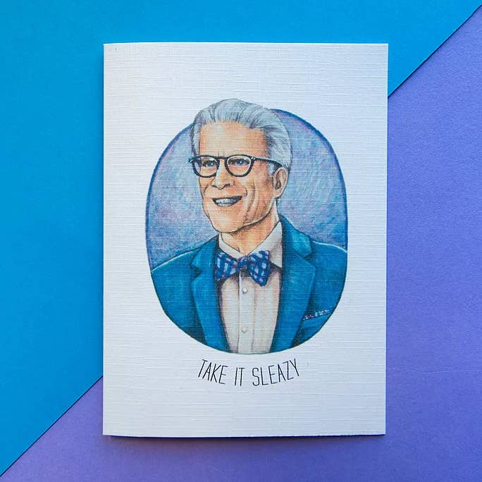 Carte Michael Good Place pour la vente par Mandy Illustrates