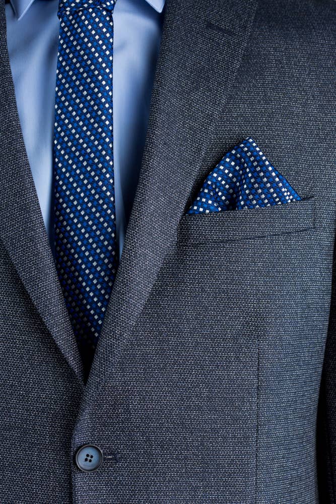 Keswa - Wholesale Suit Set - Men's - Keswa 2 PIECES SLIM FIT SUIT GREY1