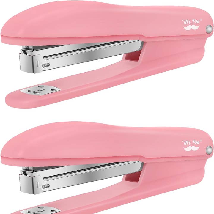 Mr. Pen - Wholesale Stapler - Staplers for Desk, 2 Pack with 200 Staples, 20 Sheet0