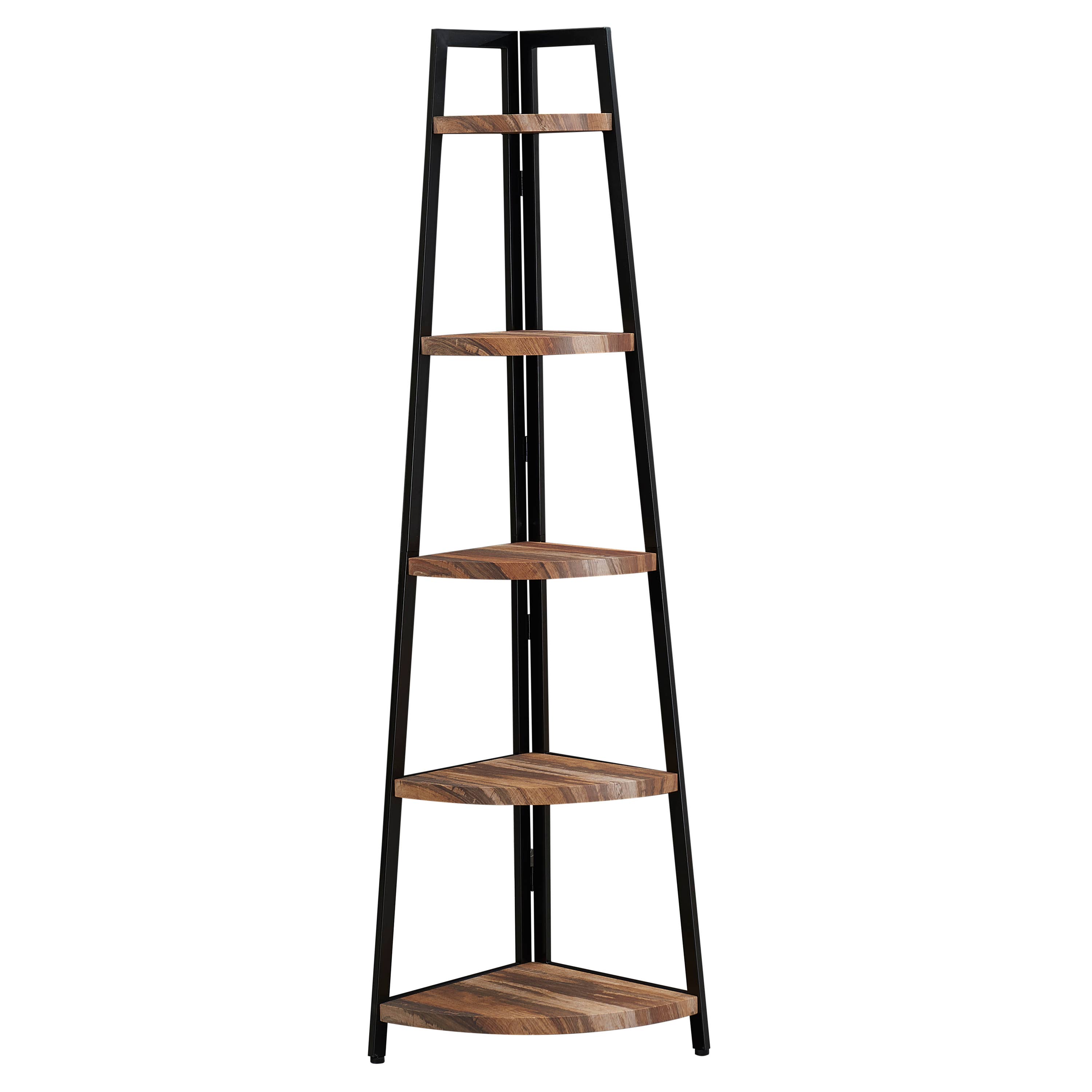 Danya B - Wholesale Free Standing Shelf - Free-Standing 5-Tier Pyramid Corner Shelf with Metal Frame16