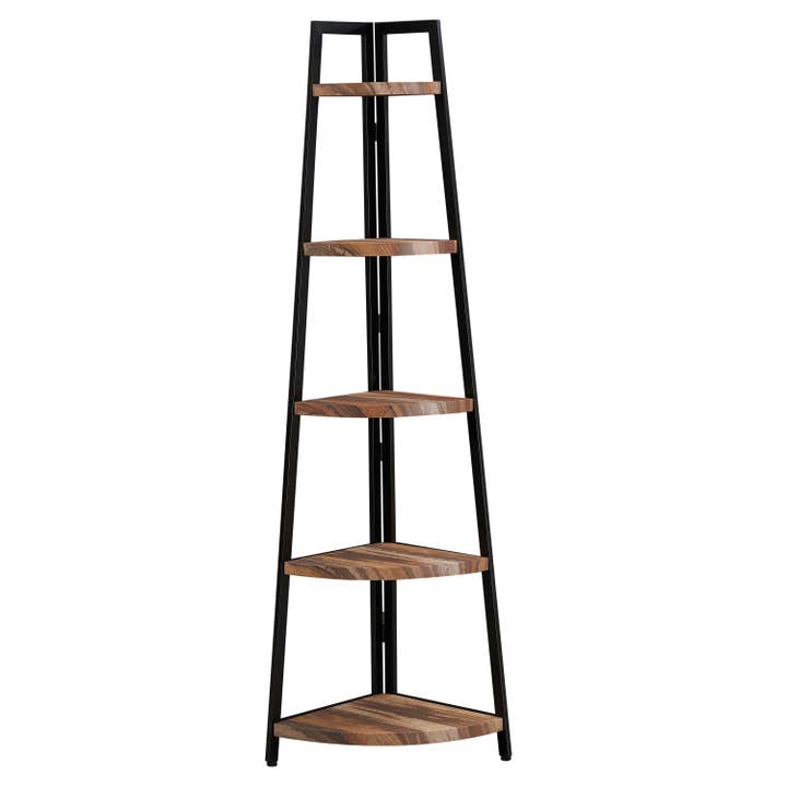 Danya B - Wholesale Free Standing Shelf - Free-Standing 5-Tier Pyramid Corner Shelf with Metal Frame16