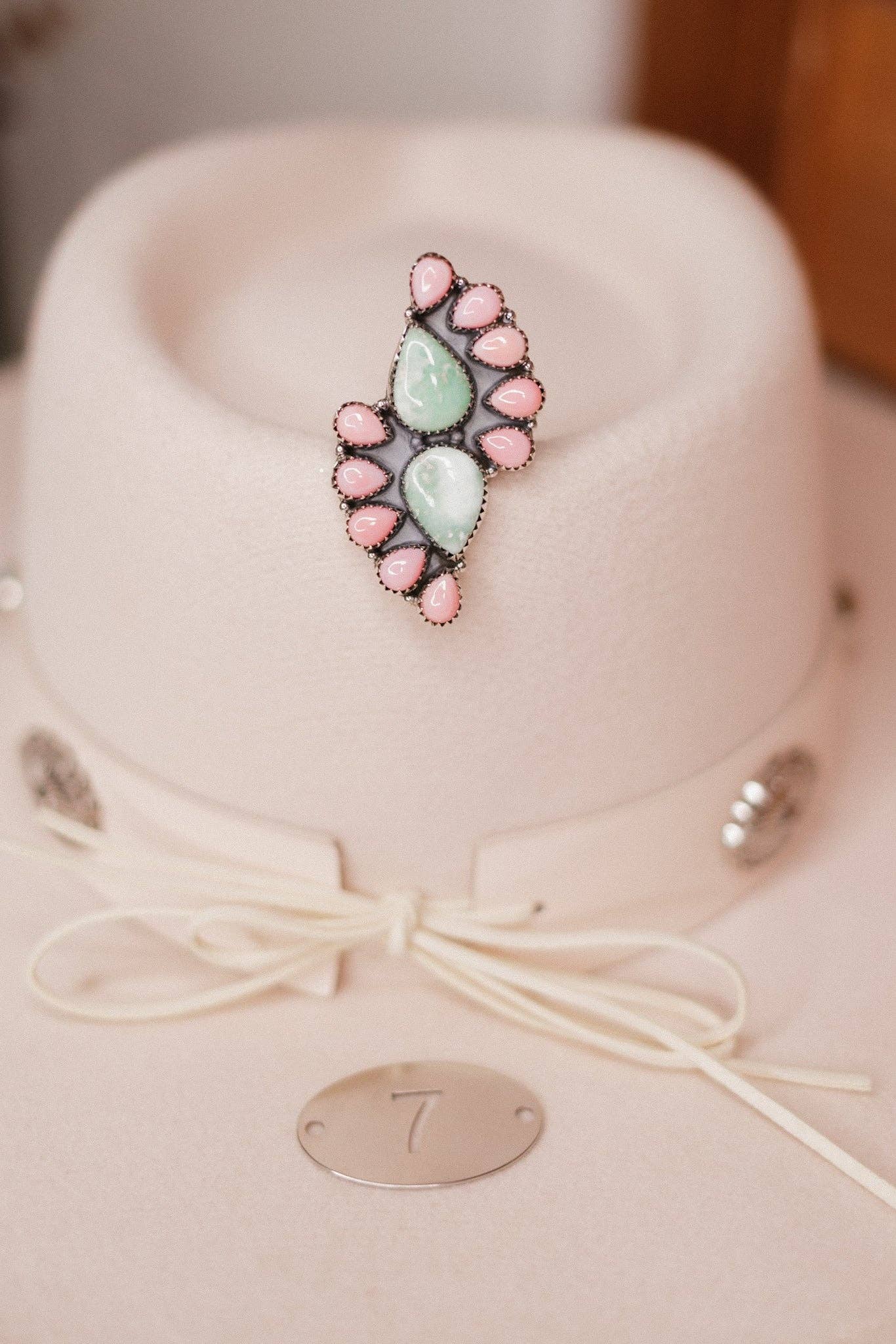 Krush Kandy - Vente Bague de cocktail/de cérémonie - Bague en pierre Kandyland Rêves Roses2