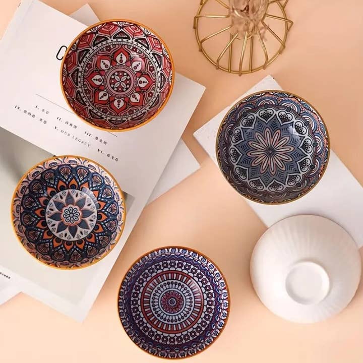 SERENITA - Wholesale Serve Bowl - Ceramic mini rice bowl set of 6. Serving bowls for Miso Soup