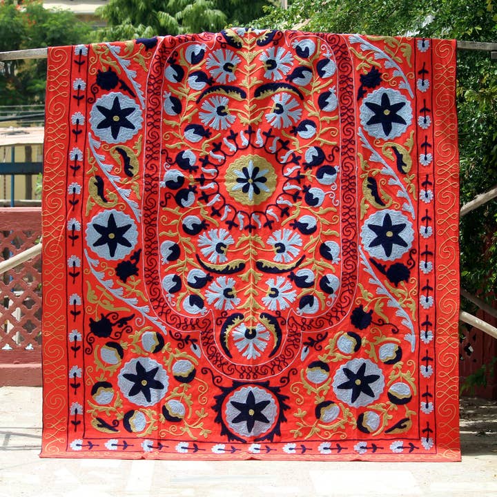 GYPSY STUDIO - Wholesale Quilt - Suzani Wall Hanging Tapestry Indian Home Decor Bedspreads2