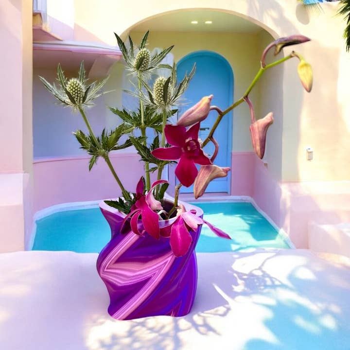 Sway 100% * Violett Siden för wholesale av Pink Stories