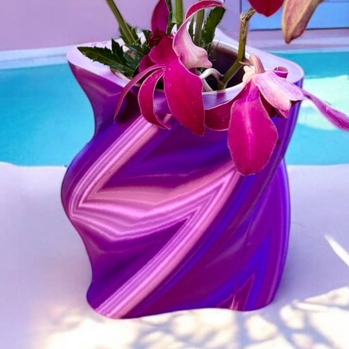 Sway 100% * Soie Violette pour la vente par Pink Stories