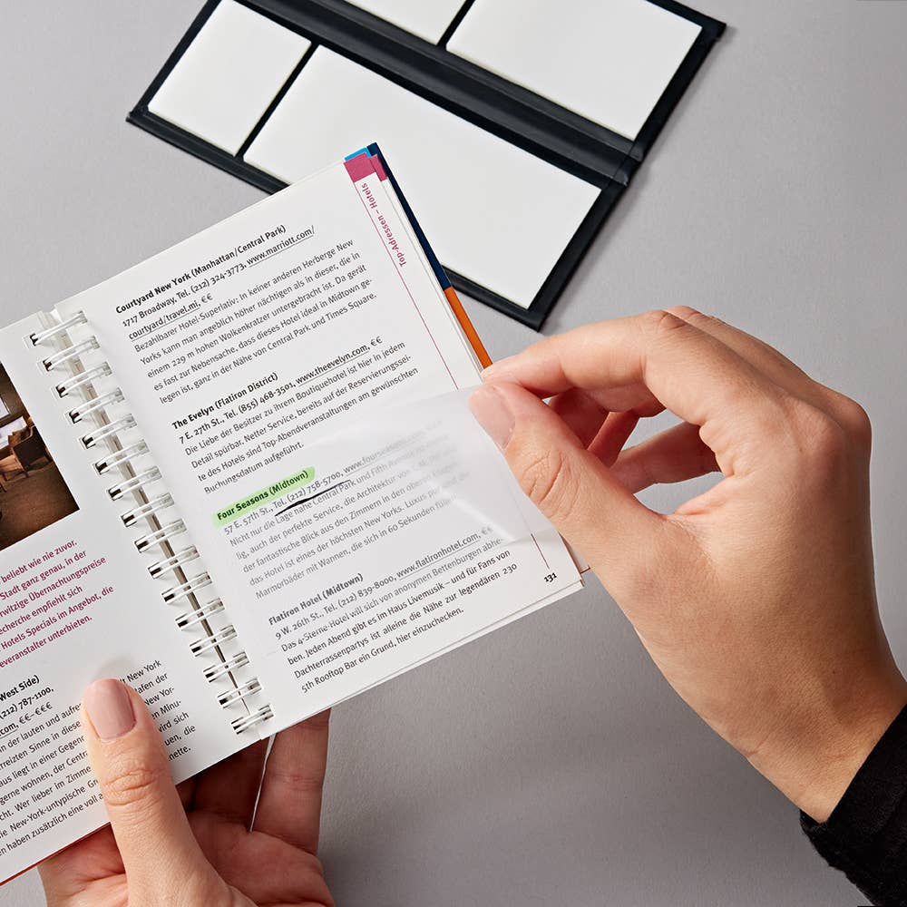 Semikolon - Wholesale Sticky Notes - 200 transparent Sticky Notes in Booklet3