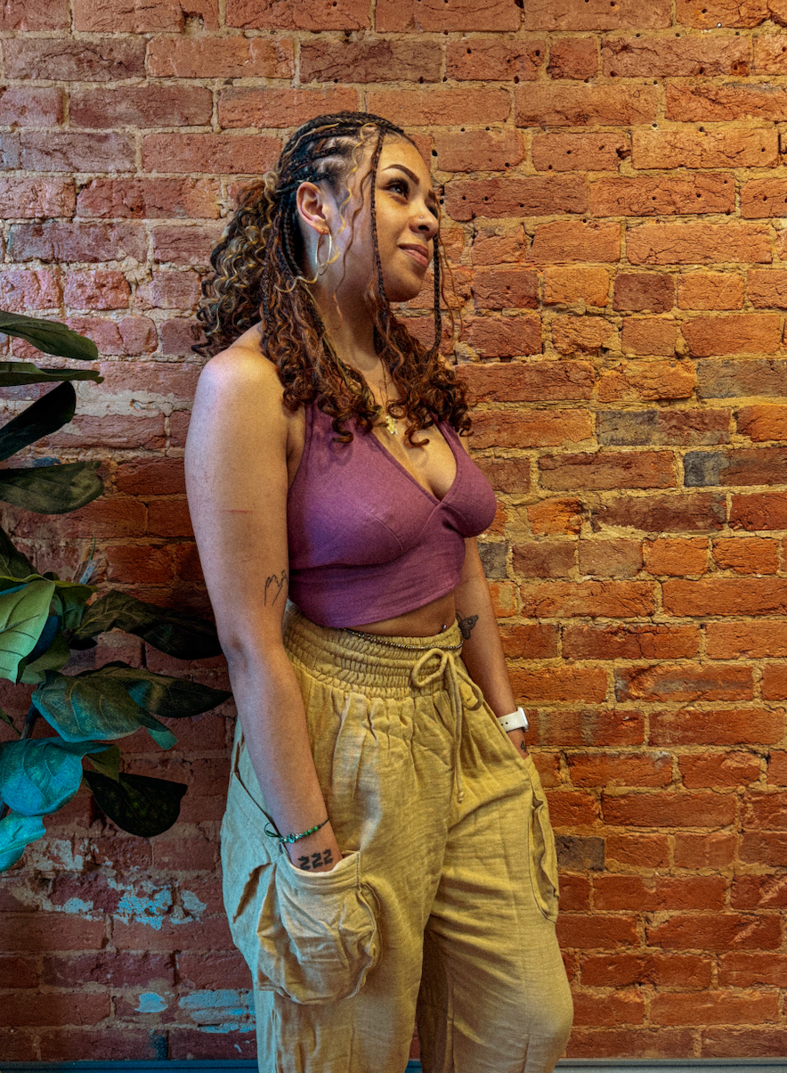 Gardenbelle Shop - Vente Brassière – femme - Soutien-gorge en coton biologique et bambou, haut de soutien-gorge confortable à nouer dans le dos.9