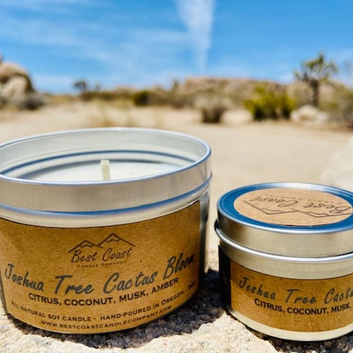 Joshua Tree Cactus Bloom- Citrus, Coconut, Musk, Amber for wholesale by Best Coast Candle Company