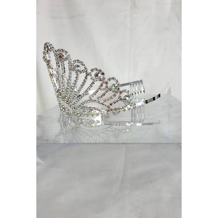 Chicas - Wholesale Tiara - Dames - Quinceanera tiara met juwelen en hanger, 15-delig, HT90811