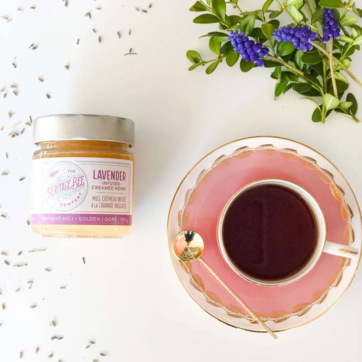 Heritage Bee Co. - Wholesale Honey - Lavender Creamed Honey - 300 g (10.6 oz)4