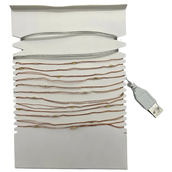 Infinite Basics – wholesale String lights – 2-Pack 10-Ft USB Powered Indoor/Outdoor LED Copper Wire String Light5