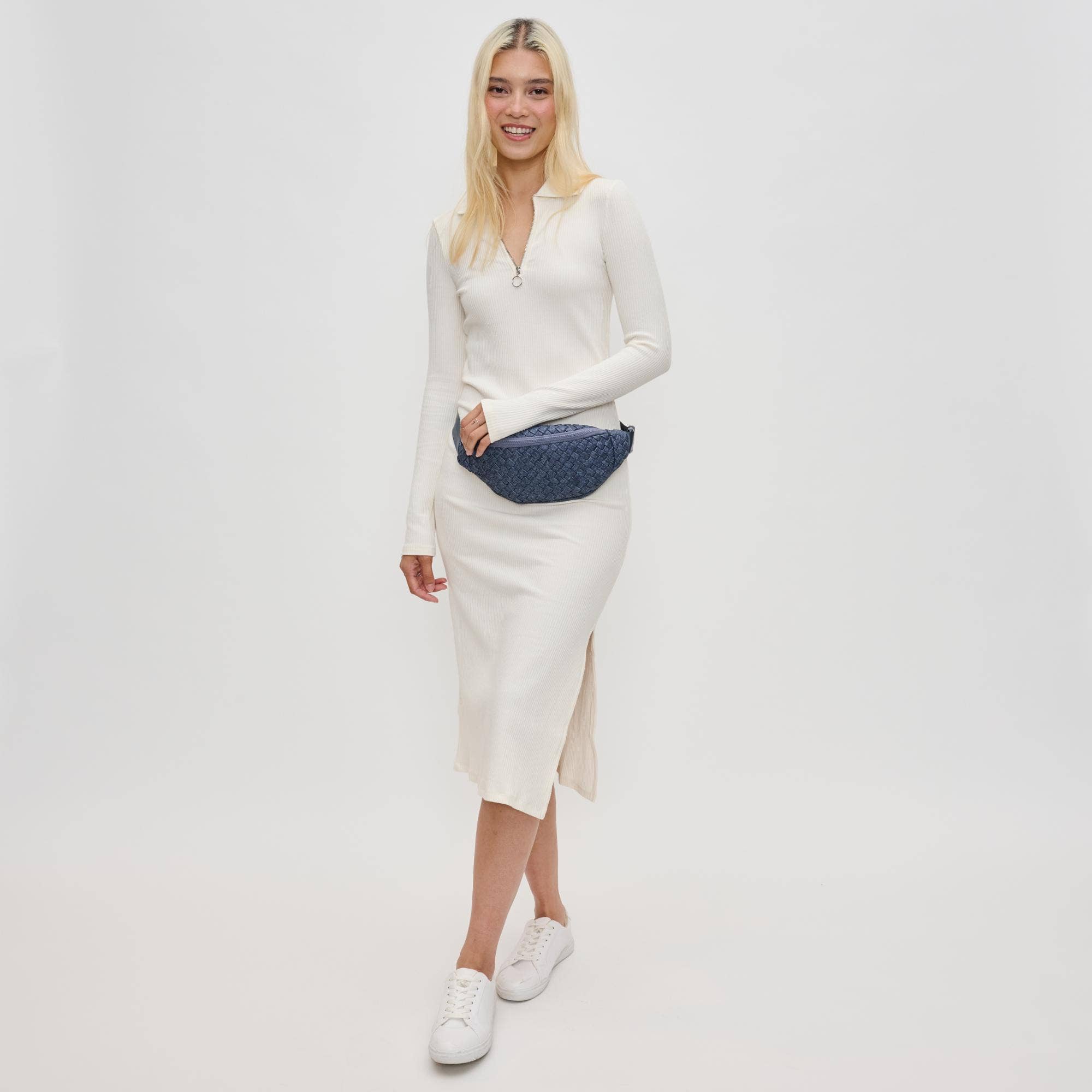 Sol and Selene - Wholesale Belt Bag - Women's - Aim High Woven Neoprene Belt Bag147