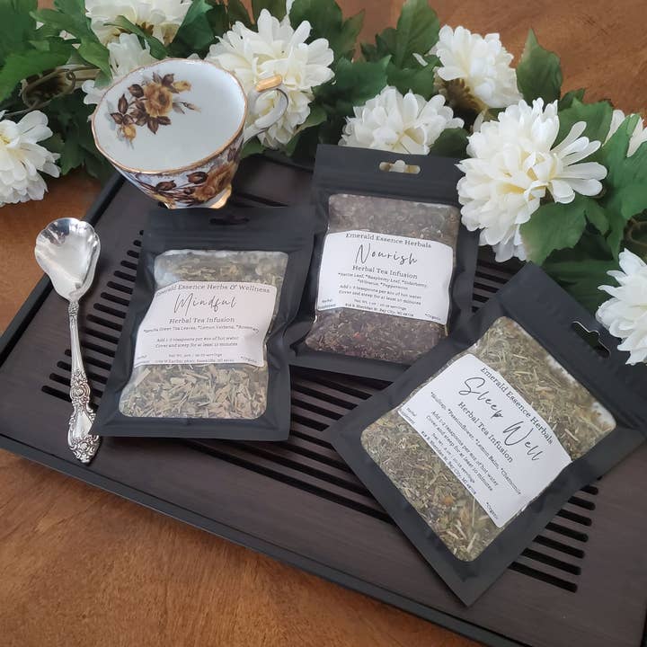 Daily Wellness Tea Bundle | Loose Leaf Herbal Tea for wholesale by Emerald Essence Herbals