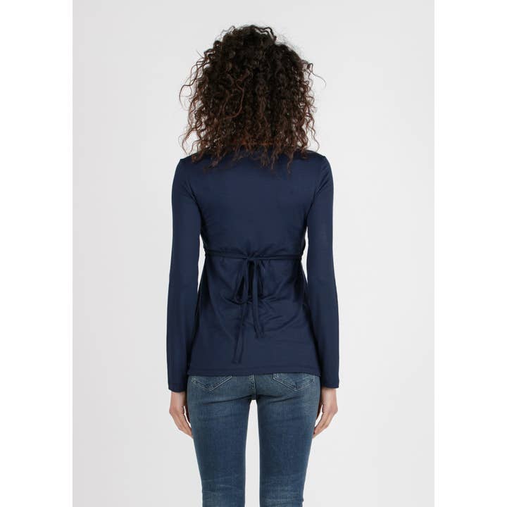 ATTESA Maternity by Vittorio Martinelli srl - Wholesale Nursing Top - Maternity - MARGHERITA M/L - Maternity & Nursing Jersey T-Shirt2