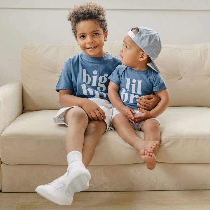 Sweet Wink - Vente Body (sans pieds) – bébé - Body à manches courtes Lil Bro - Annonce de grossesse