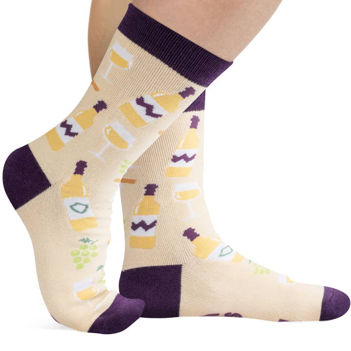 Lavley - Wholesale Socks - Unisex - Bring Me White Wine Socks4