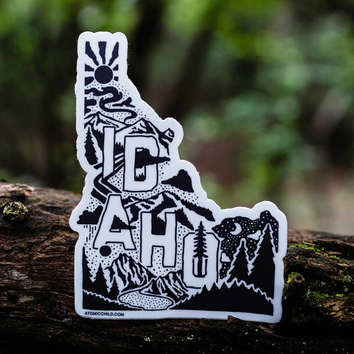 Idaho Sticker for wholesale by Atomicchild