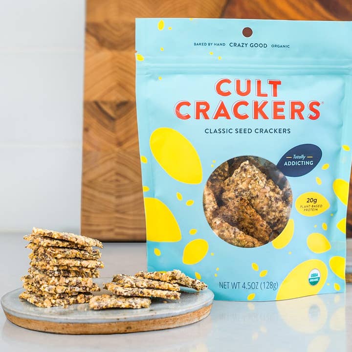 Cult Crackers - Wholesale Crackers - Classic Seed Crackers Healthy Gluten Free Organic Snacks1