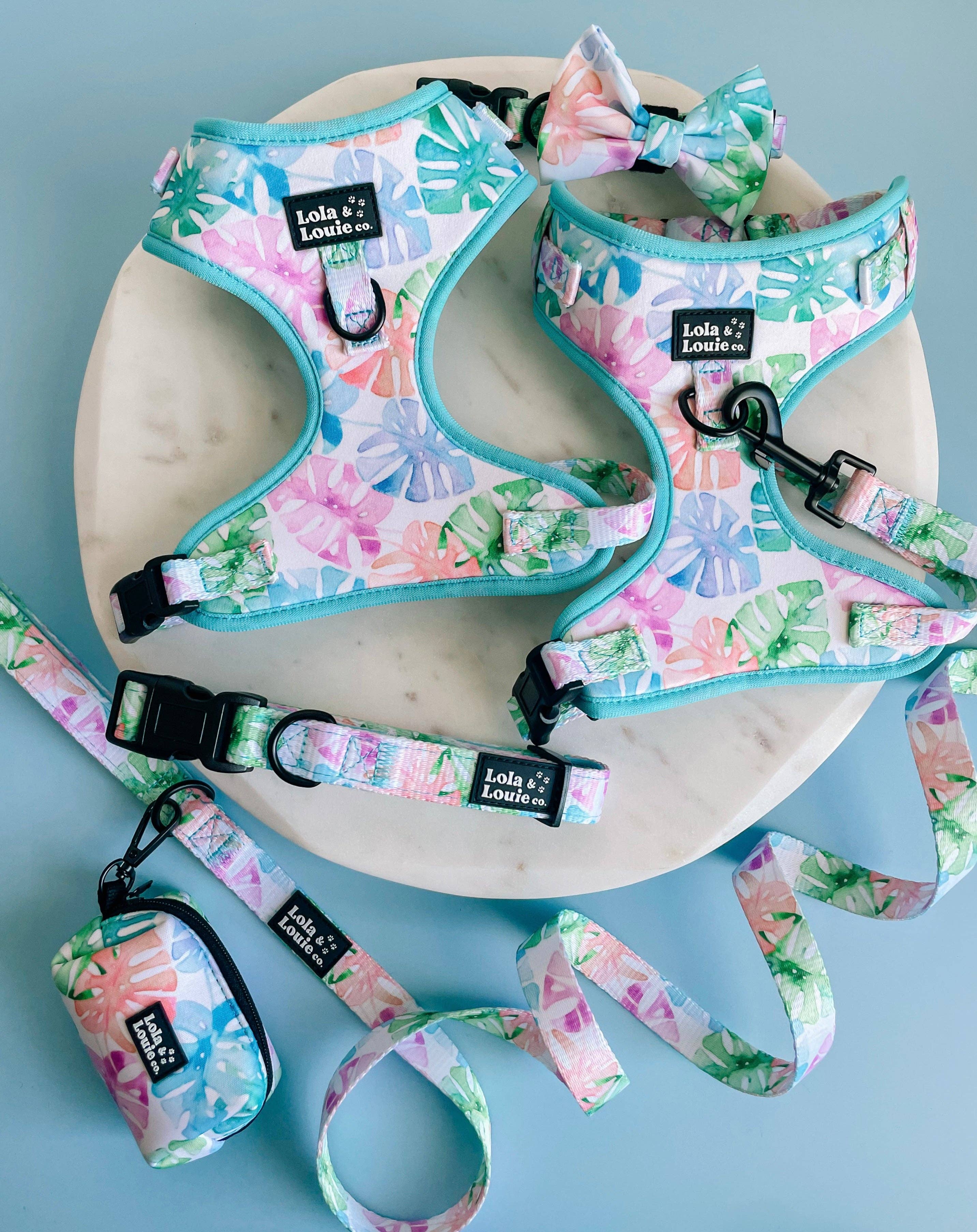 Lola & Louie co. - Wholesale Pet Harness - Dog - Adjustable Harness- Monstera1