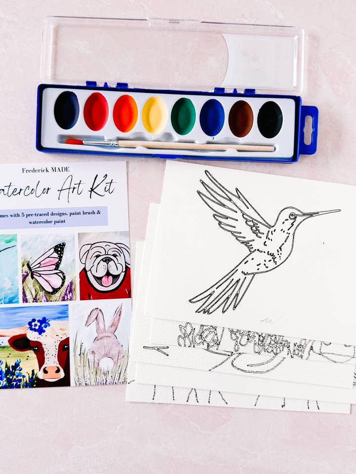 Animals MINI Watercolor Kit for wholesale by Sweet As Sugarcane